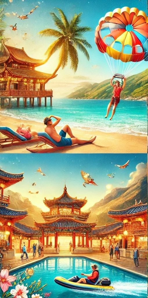 A dreamy beach and cultural resort with adventure activites